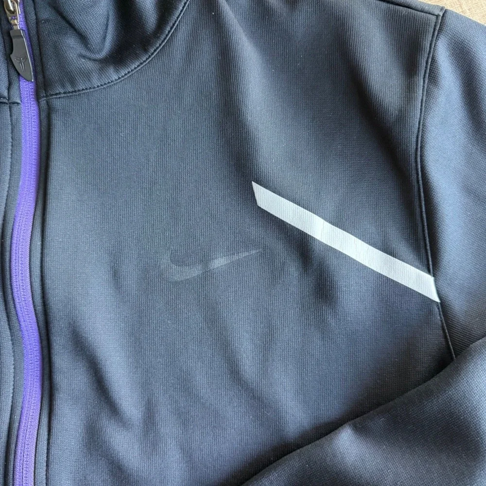 Nike Kobe Bryant Therma-FIT Full Zip Track Jacket‎ Black Purple XL 396285-010